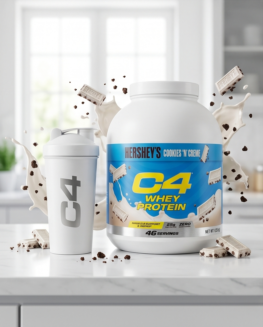 Cellucor C4 Whey Protein – Hershey’s Cookies ‘N’ Creme