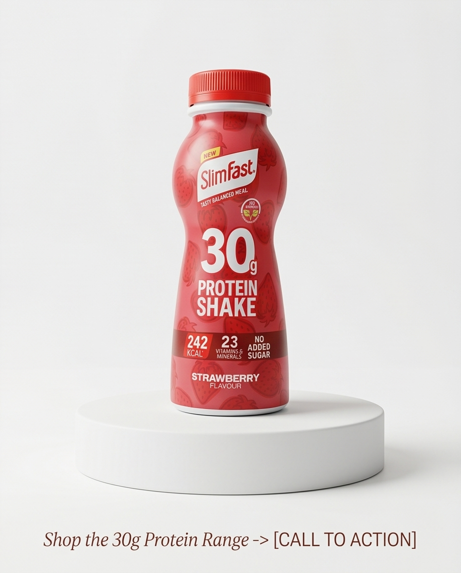 SlimFast 30g Protein Shake – Strawberry Flavour
