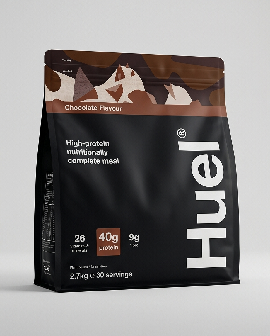 Huel High-Protein Complete Meal – Chocolate Flavour
