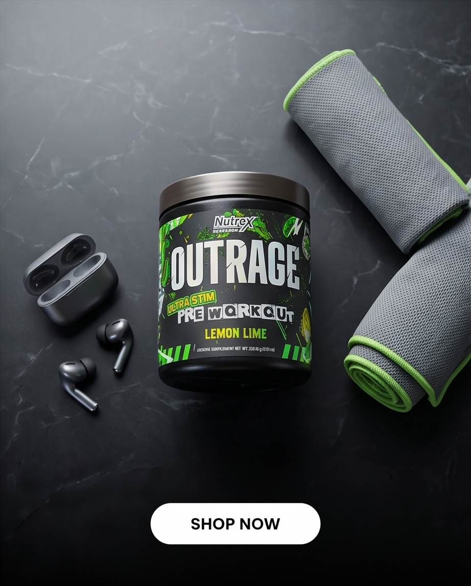 Nutrex Outrage Ultra Stim Pre-Workout – Lemon Lime