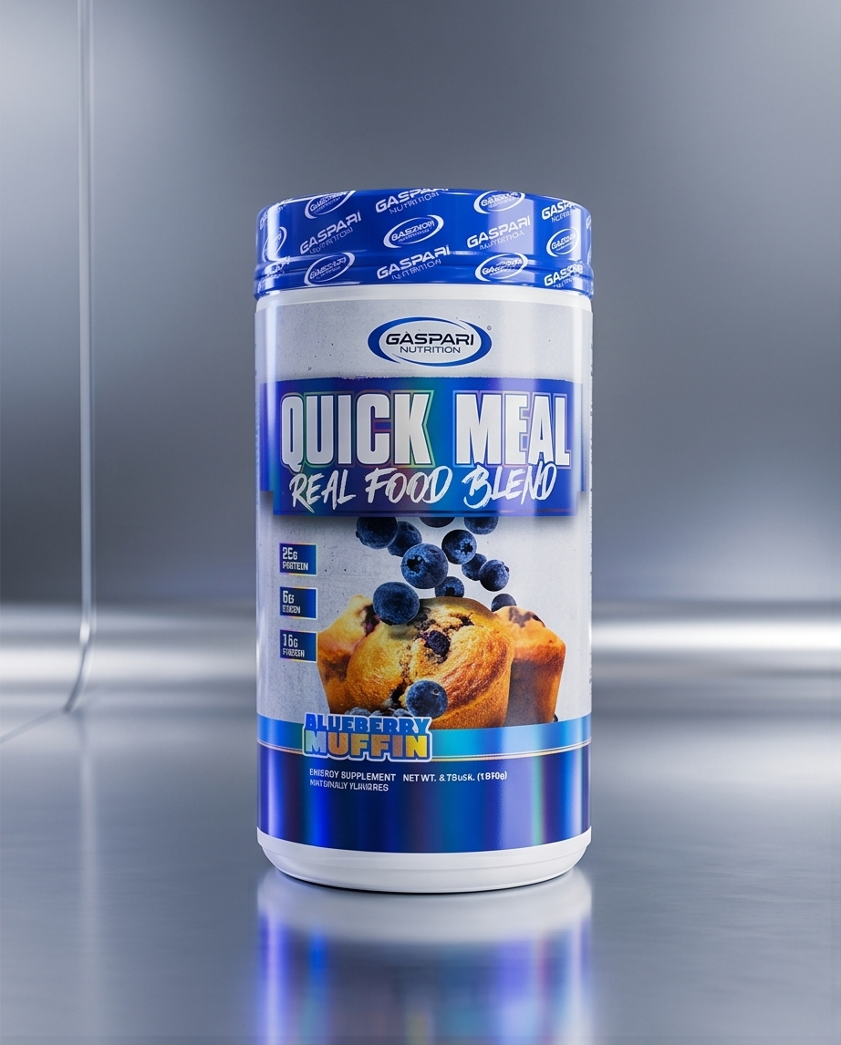 Gaspari Nutrition Quick Meal – Real Food Blend Blueberry Muffin