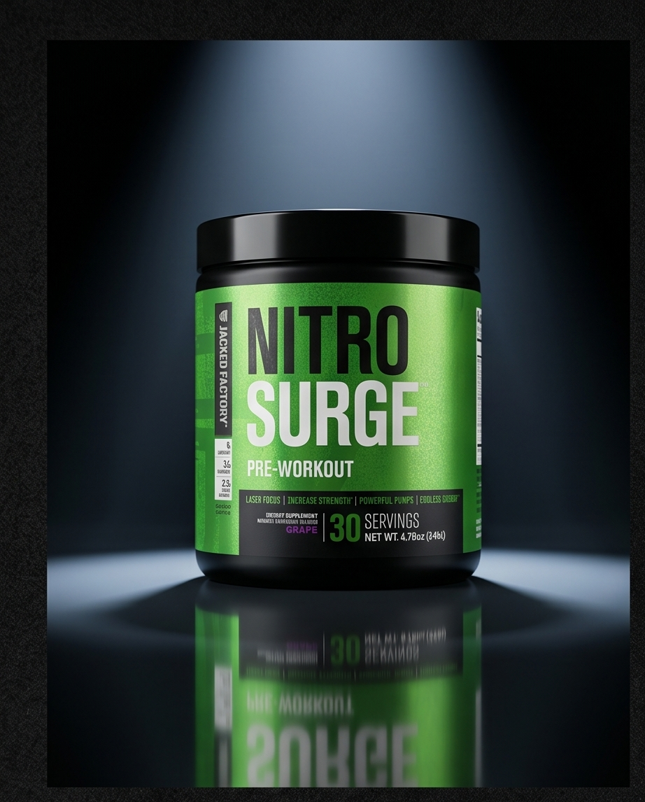 Jacked Factory Nitro Surge Pre-Workout – Grape