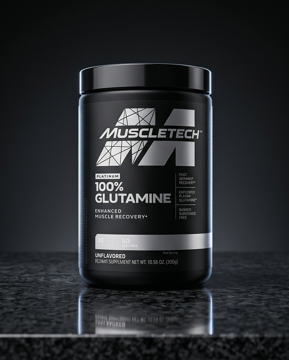 MuscleTech Platinum 100% Glutamine – Unflavored