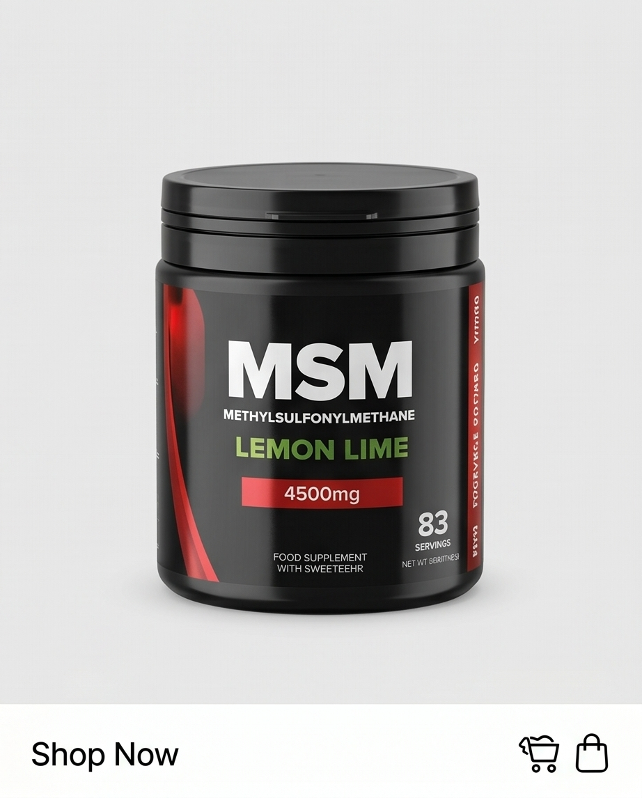 MSM Methylsulfonylmethane Powder – Lemon Lime