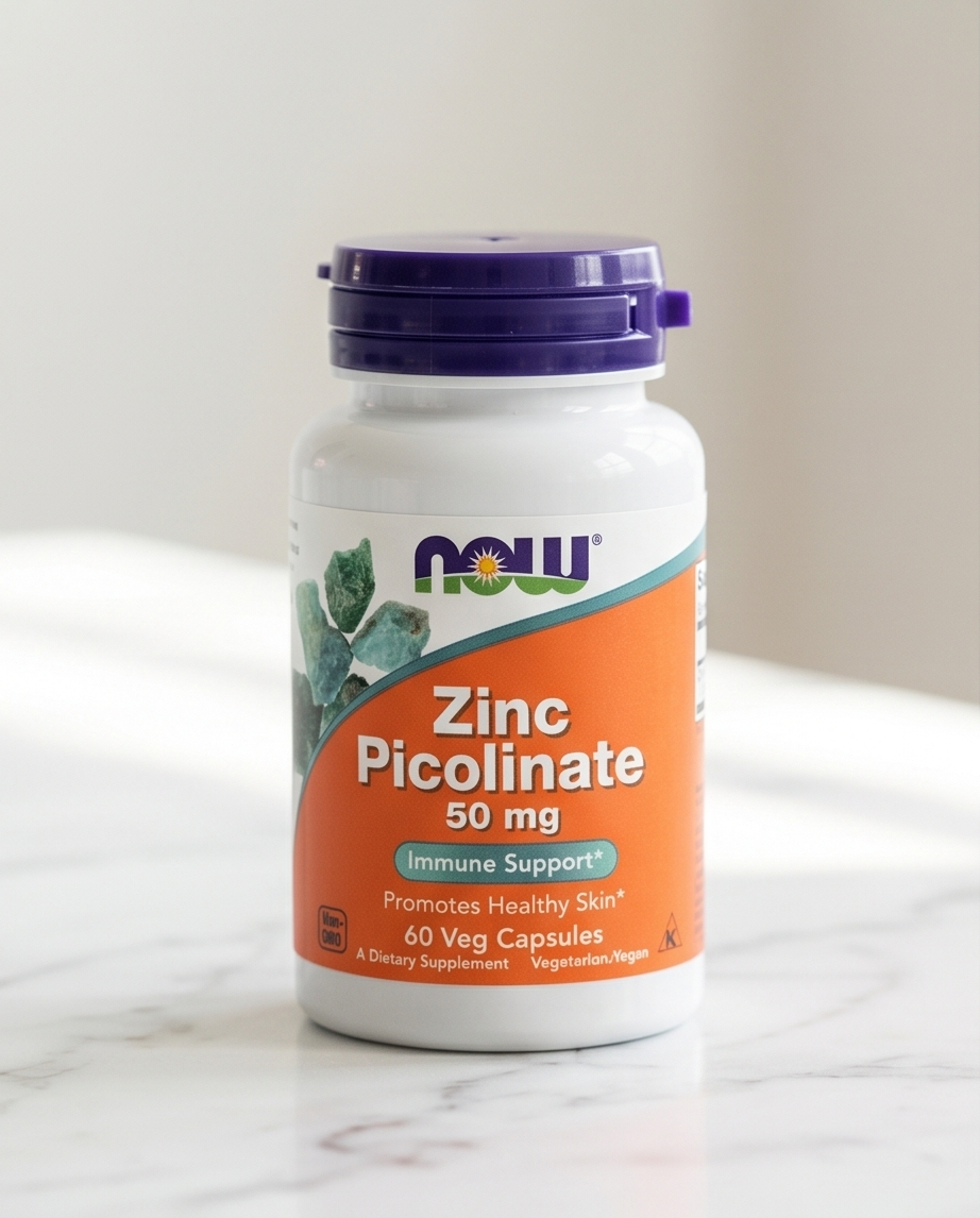 NOW Zinc Picolinate 50 mg – Immune Support