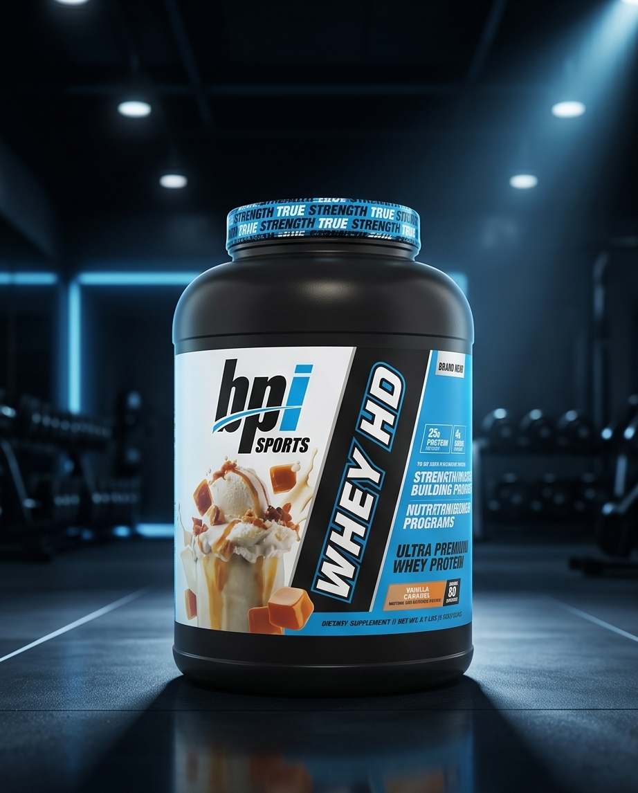 BPI Sports Whey HD – Ultra Premium Whey Protein (Vanilla Caramel)
