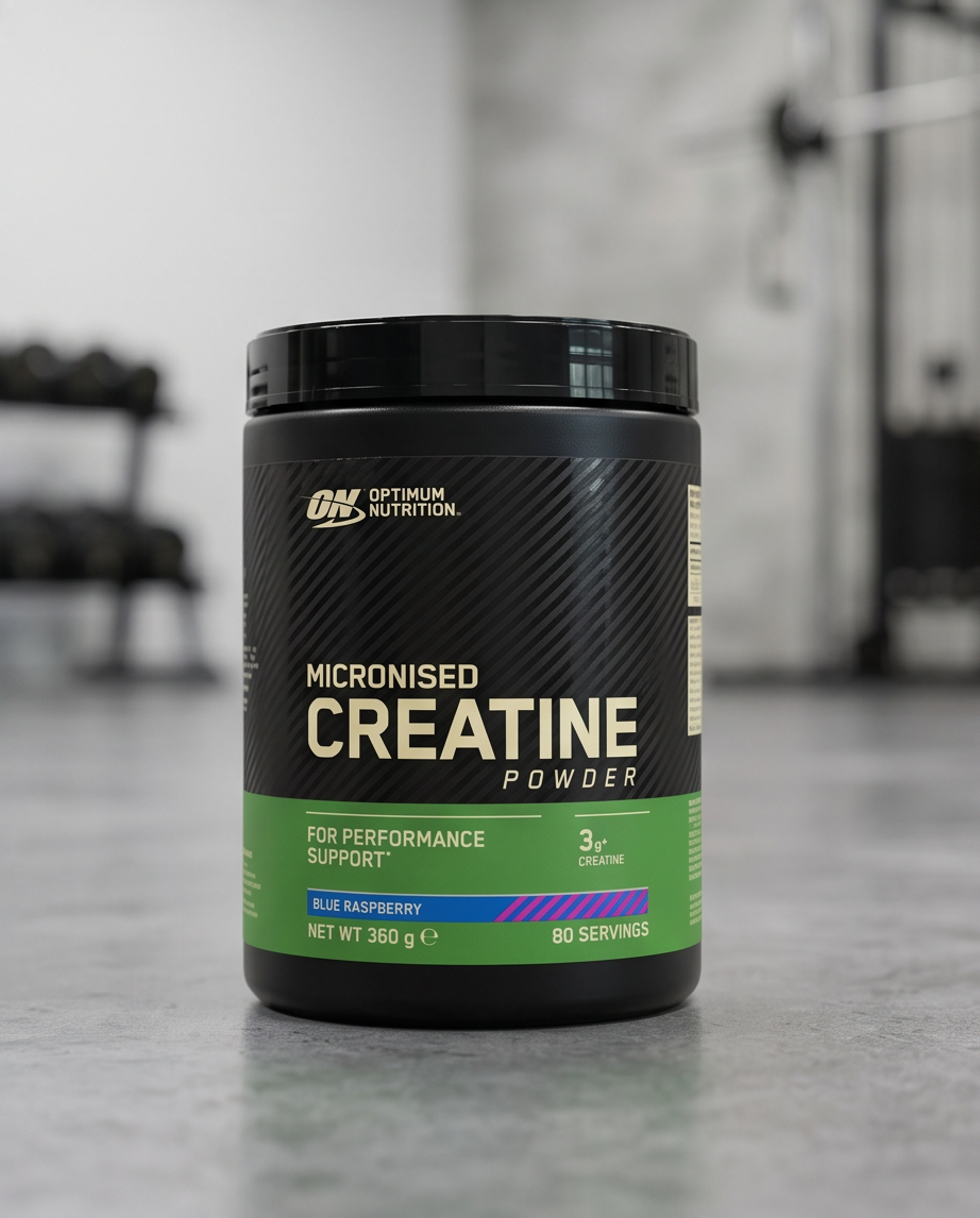 Optimum Nutrition Micronized Creatine Powder – Blue Raspberry