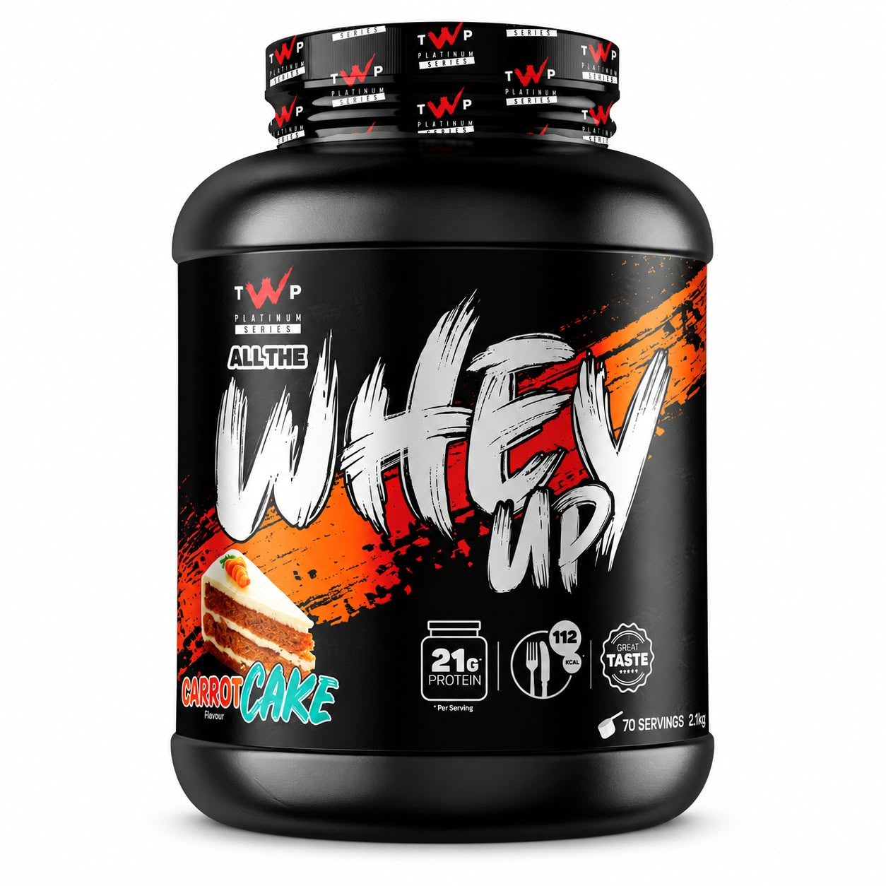 TWP Platinum Series All The Whey Up – Carrot Cake