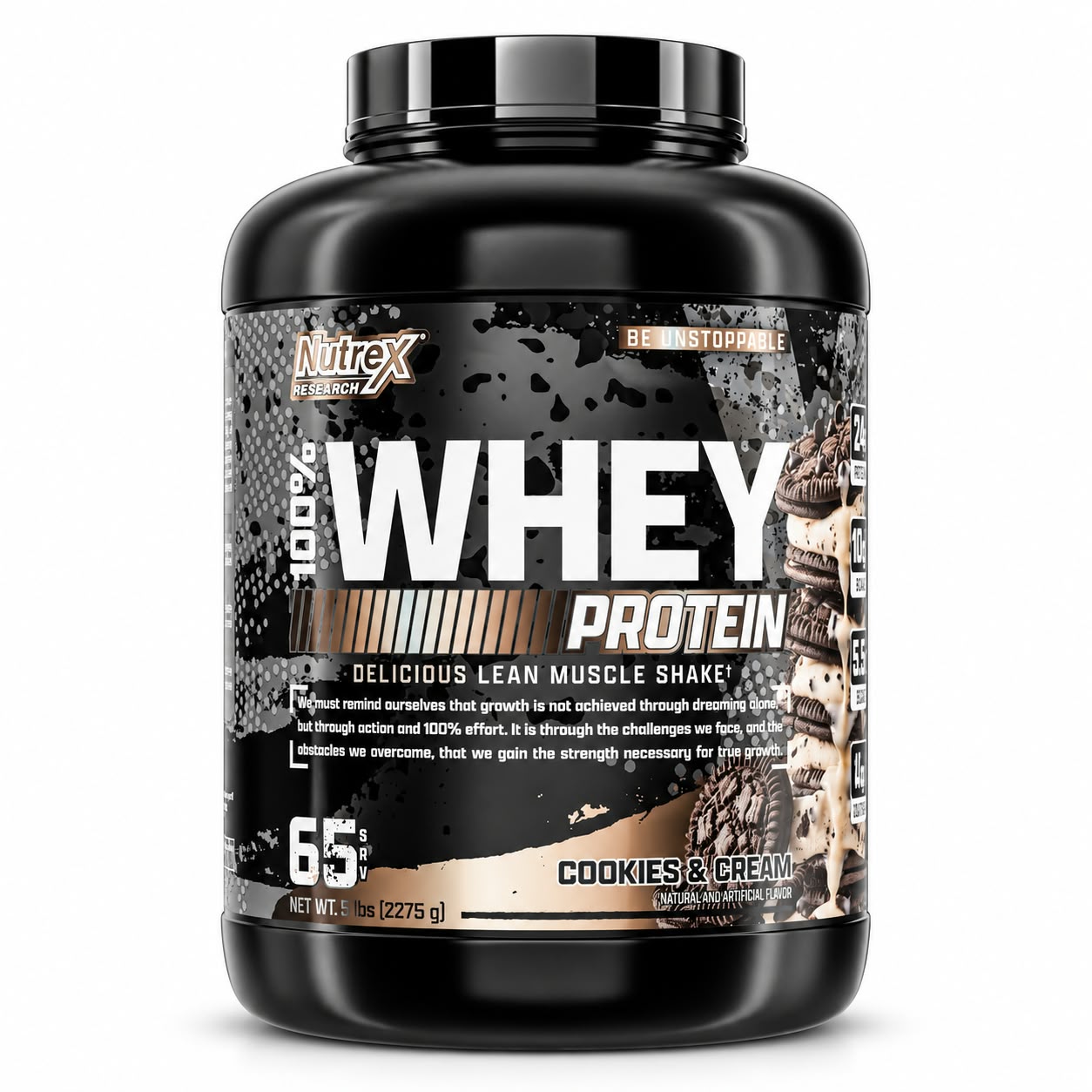 Nutrex 100% Whey Protein – Cookies & Cream