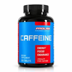 ProLab Caffeine – 200 Tablets | 200mg Pure Caffeine