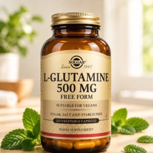 Solgar L-Glutamine 500 mg – 250 Vegetable Capsules
